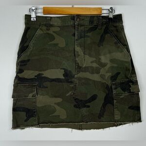 Hollister Camouflage Mini Skirt